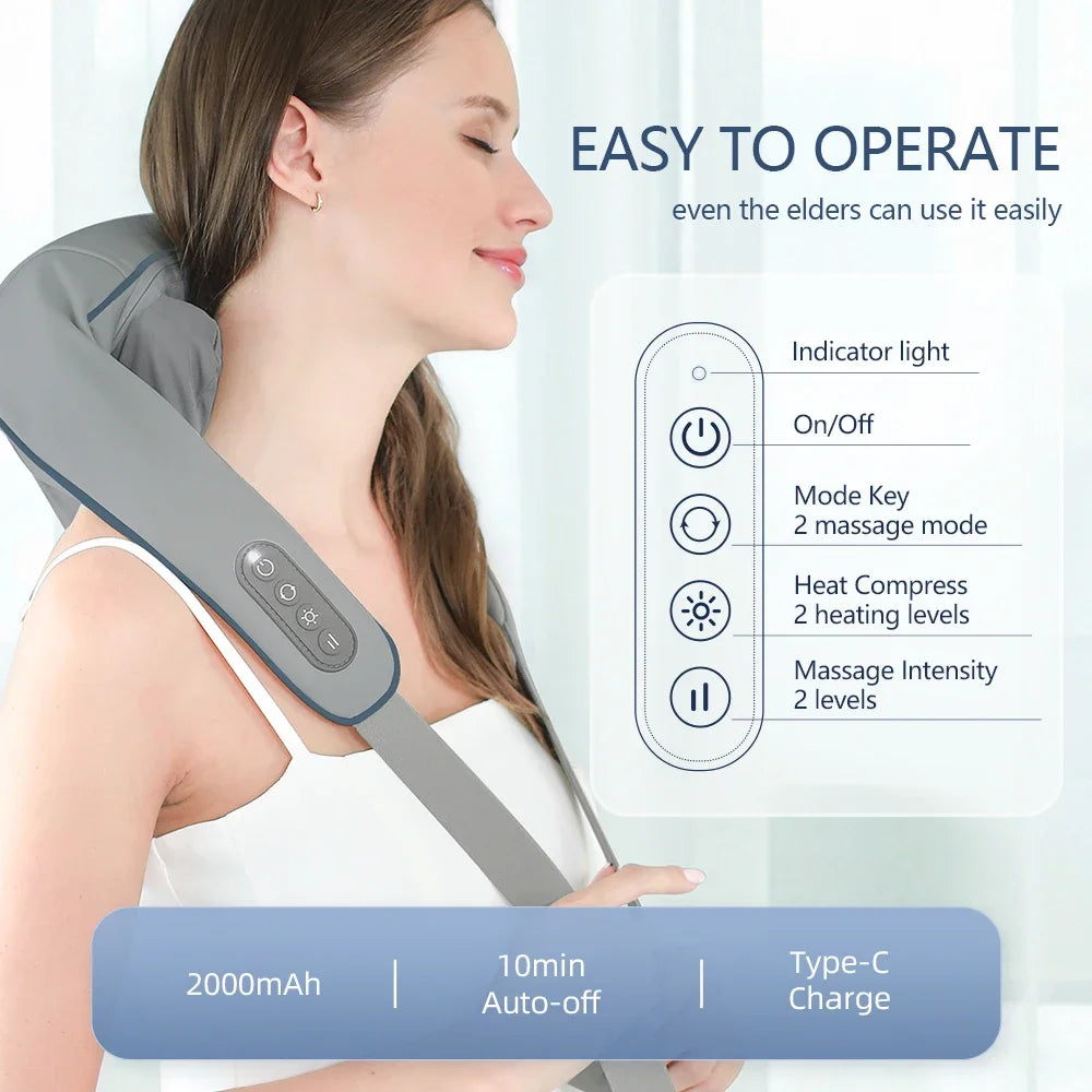 RelaxoCalm™ Neck & Shoulder Massager